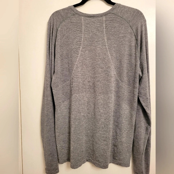 LULULEMON Men's XL Metal Vent Tech long sleeve shirt Slate gray athleisure - Picture 5 of 11